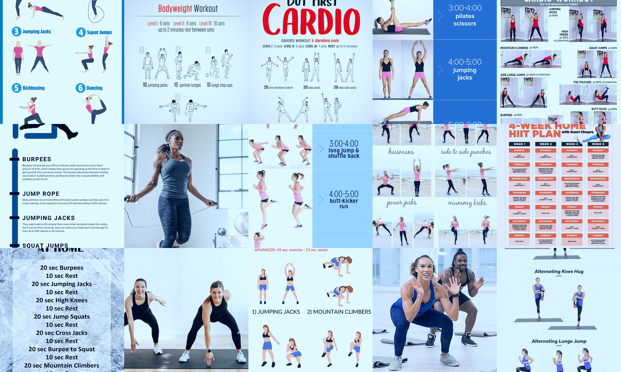 cardio workouts to do at home