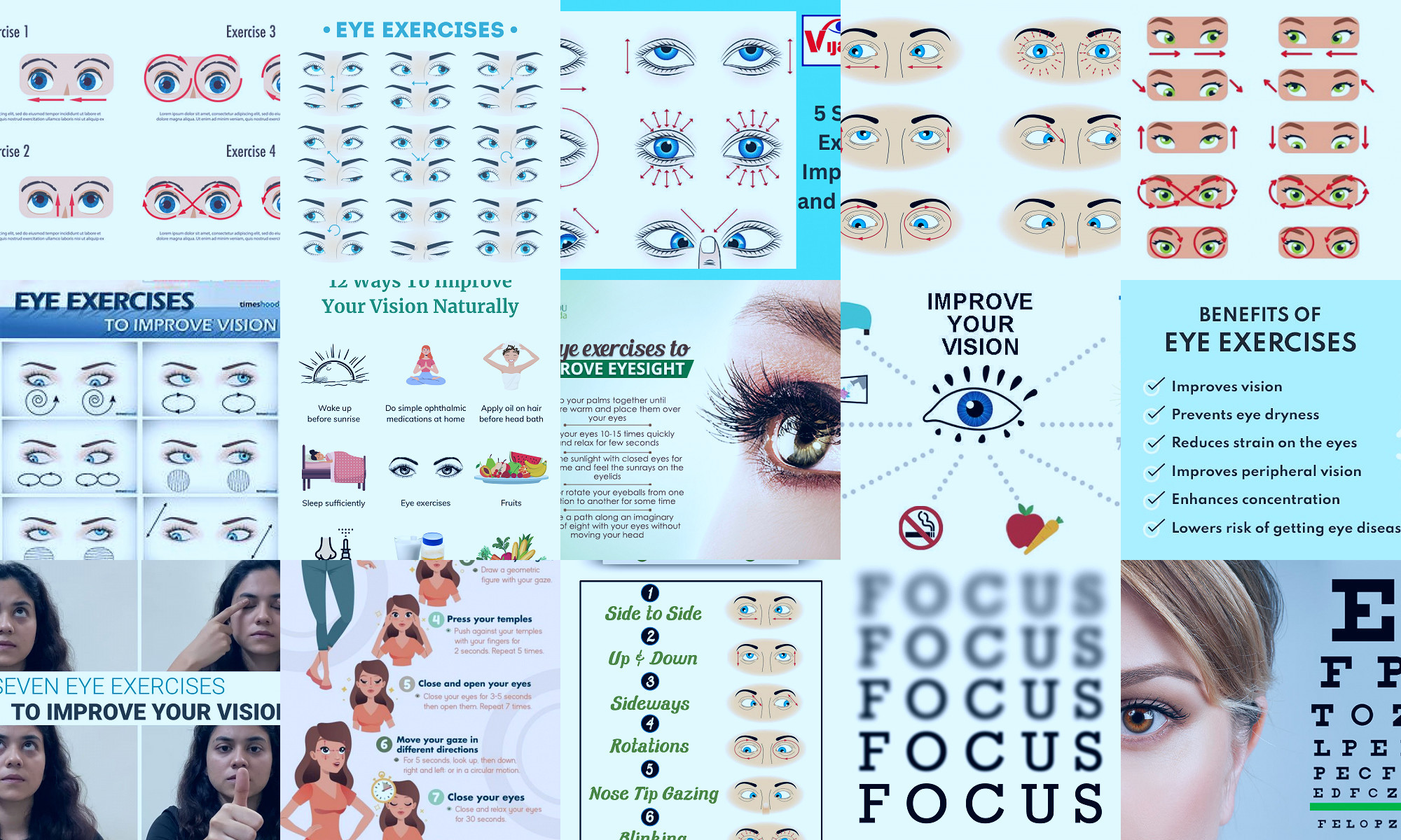 eye exercises for improving vision health