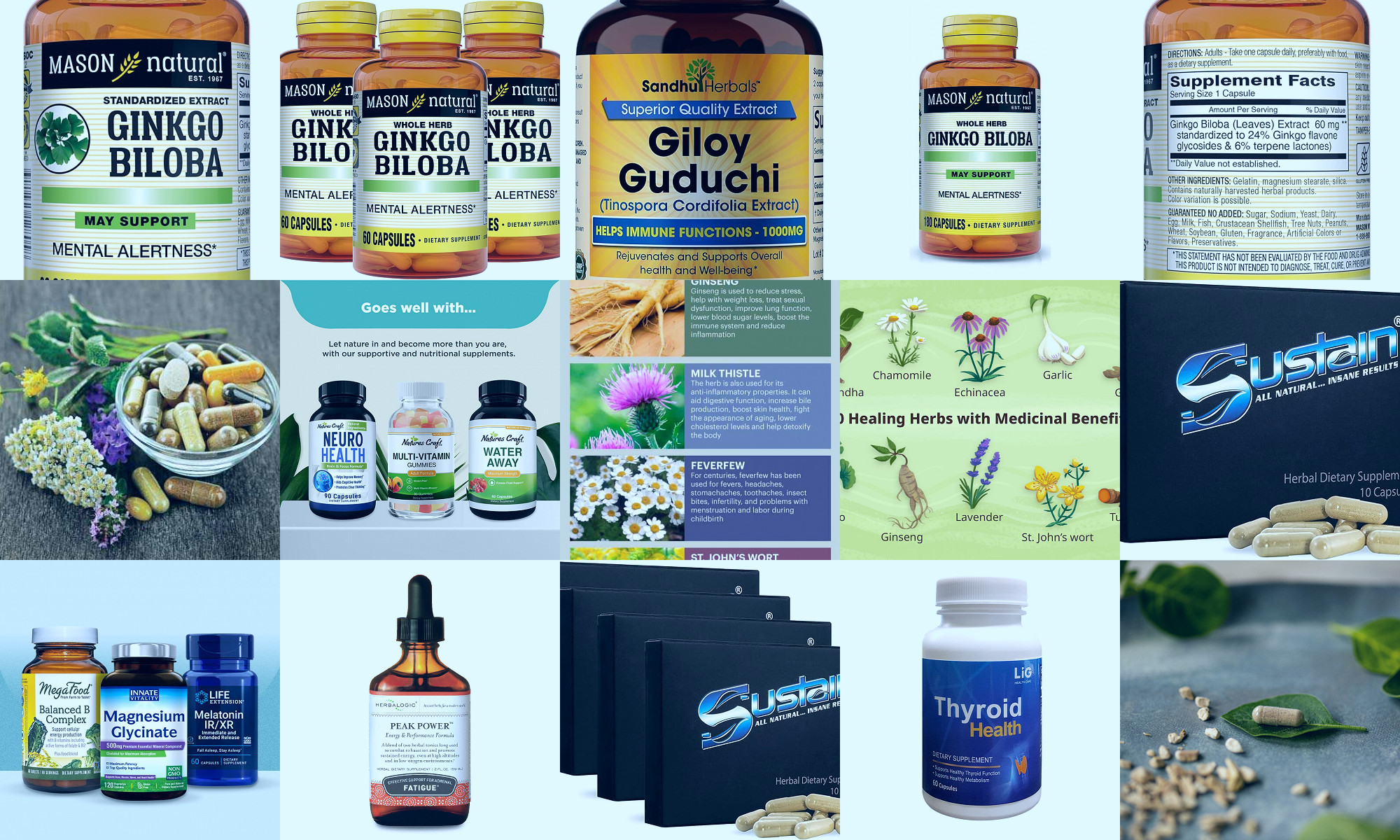 natural herbal supplements for health improvement