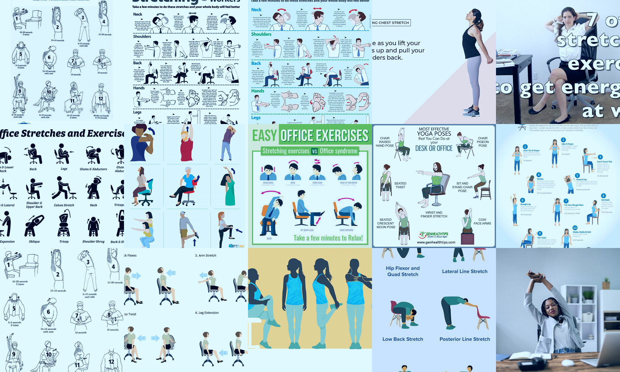 stretching exercises for office workers