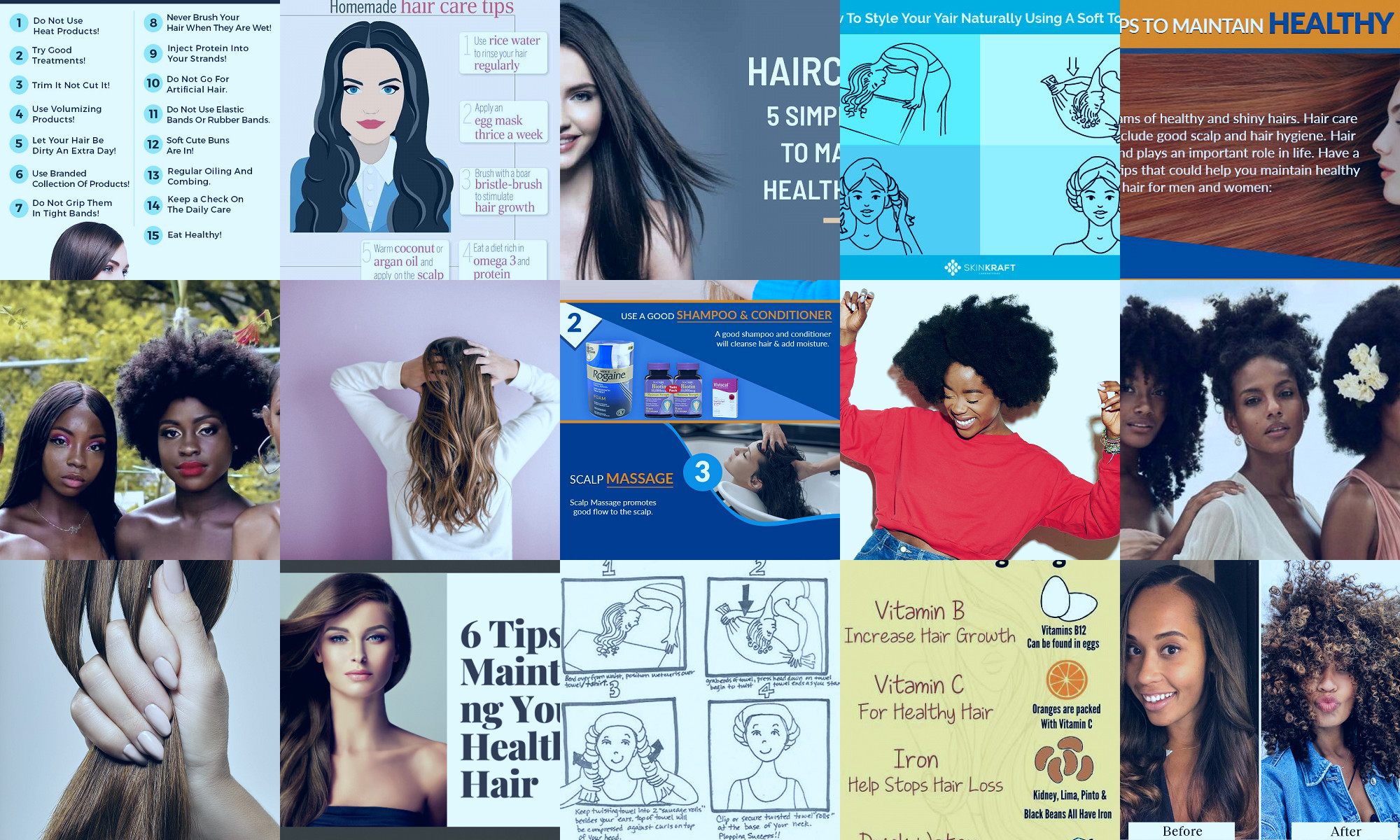 tips for maintaining healthy hair